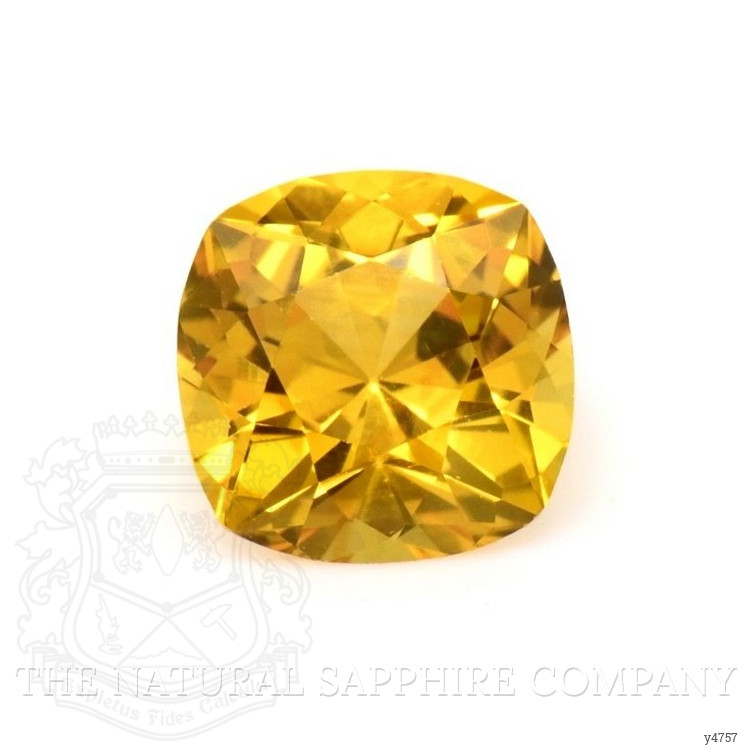 1.13 Ct. Orangish Yellow Sapphire from Ceylon (Sri Lanka)