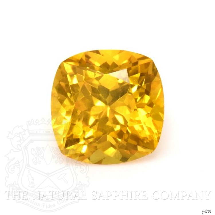 1.31 Ct. Orangish Yellow Sapphire from Ceylon (Sri Lanka)
