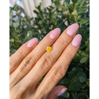 1.31 Ct. Orangish Yellow Sapphire from Ceylon (Sri Lanka) Life Style