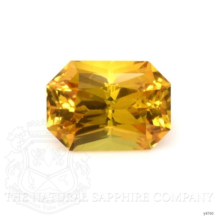 1.31 Ct. Orangish Yellow Sapphire from Ceylon (Sri Lanka)