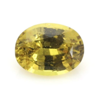 0.96 Ct. Greenish Yellow Sapphire from Ceylon (Sri Lanka) Video