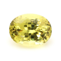 1.12 Ct. Greenish Yellow Sapphire from Ceylon (Sri Lanka) Video