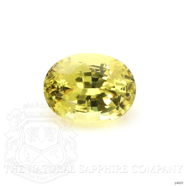1.12 Ct. Greenish Yellow Sapphire from Ceylon (Sri Lanka)