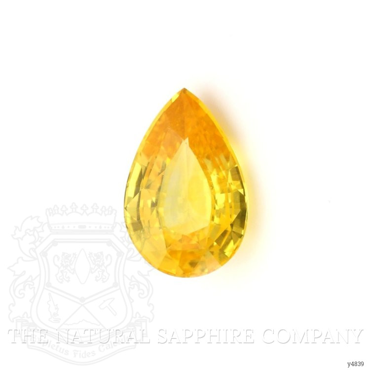 3.10 Ct. Yellow Sapphire from Ceylon (Sri Lanka)