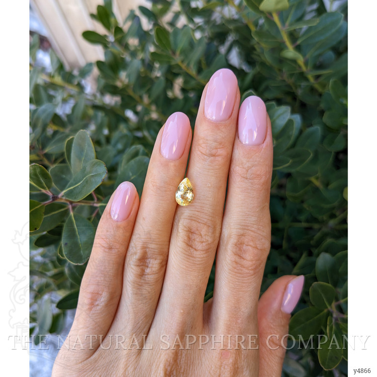 1.99 Ct. Yellow Sapphire from Ceylon (Sri Lanka)