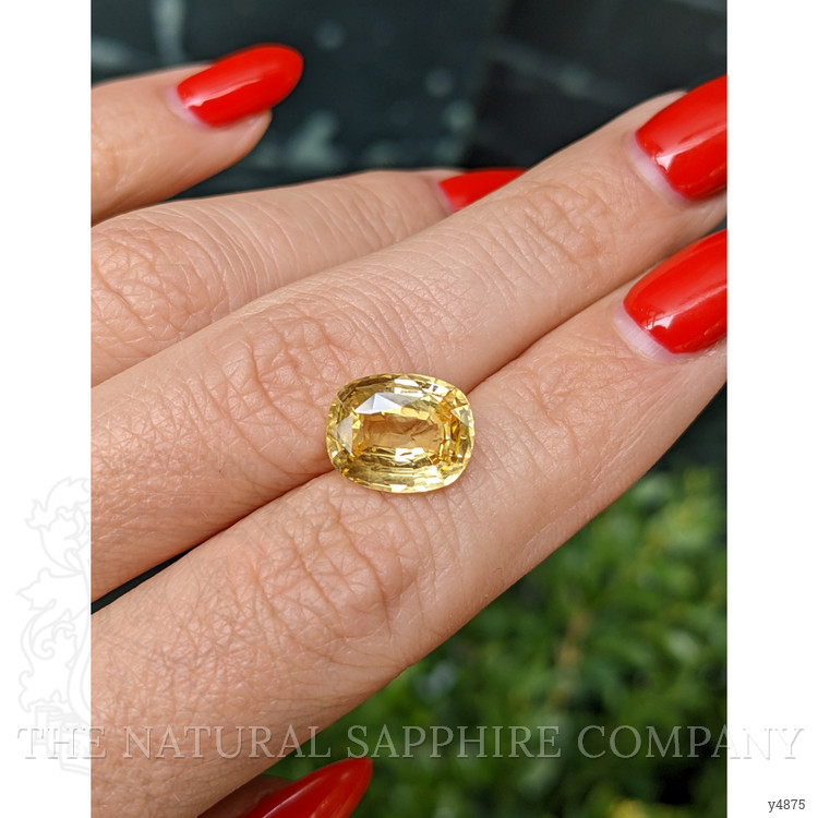 5.46 Ct. Yellow Sapphire from Ceylon (Sri Lanka)