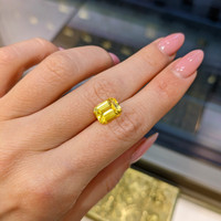 5.02 Ct. Yellow Sapphire from Ceylon (Sri Lanka) Life Style