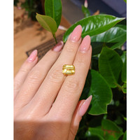 5.02 Ct. Yellow Sapphire from Ceylon (Sri Lanka) Life Style