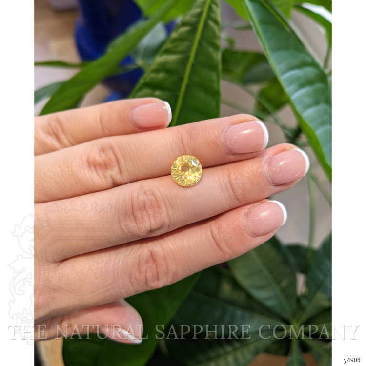 5.08 Ct. Yellow Sapphire from Ceylon (Sri Lanka)