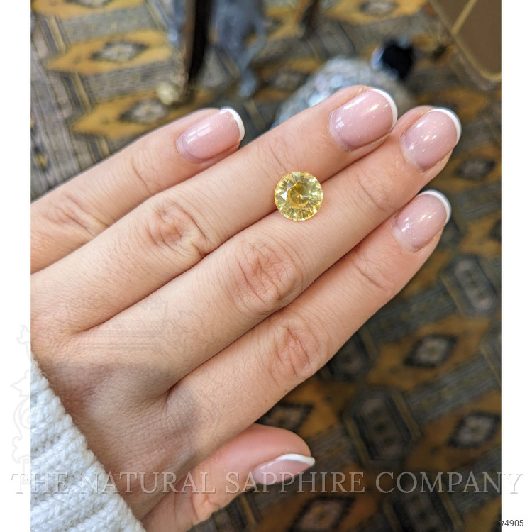 5.08 Ct. Yellow Sapphire from Ceylon (Sri Lanka)