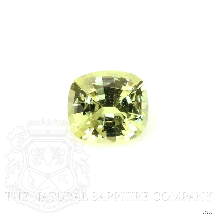 1.34 Ct. Greenish Yellow Sapphire from Ceylon (Sri Lanka)