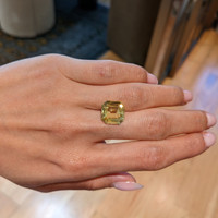 10.02 Ct. Yellow Sapphire from Ceylon (Sri Lanka) Life Style