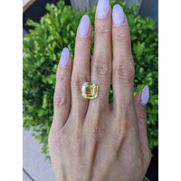 10.02 Ct. Yellow Sapphire from Ceylon (Sri Lanka) Life Style