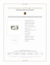 0.74 Ct. Yellow Sapphire from Ceylon (Sri Lanka) Scan Report
