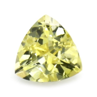 0.62 Ct. Greenish Yellow Sapphire from Ceylon (Sri Lanka) Video