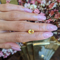 2.10 Ct. Yellow Sapphire from Ceylon (Sri Lanka) Life Style