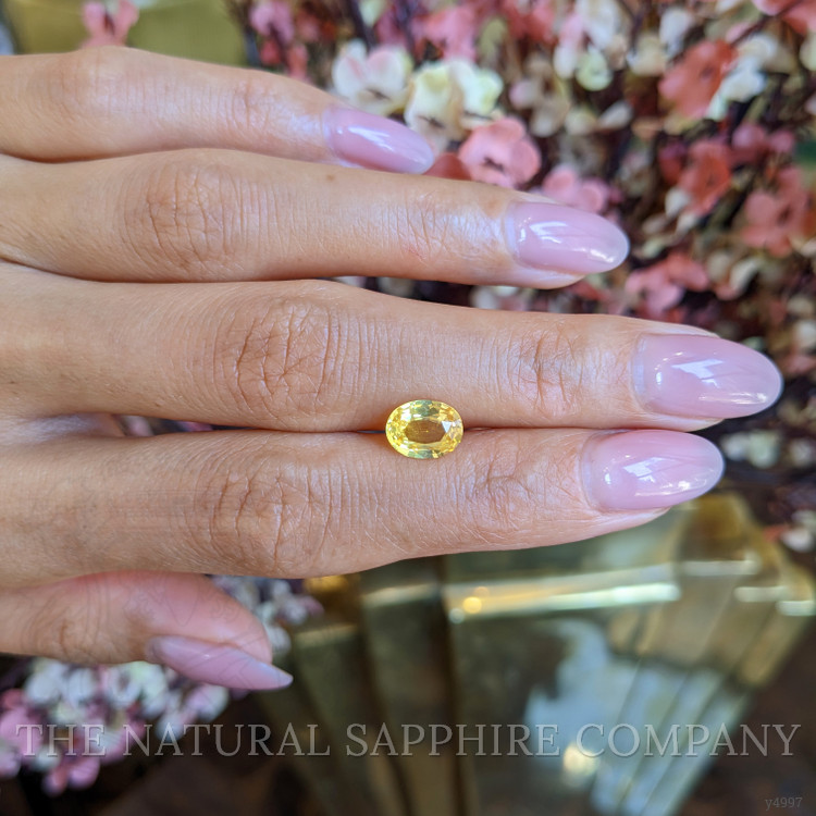 2.10 Ct. Yellow Sapphire from Ceylon (Sri Lanka)