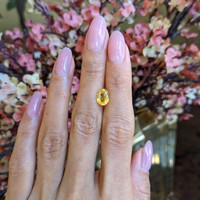 2.10 Ct. Yellow Sapphire from Ceylon (Sri Lanka) Life Style