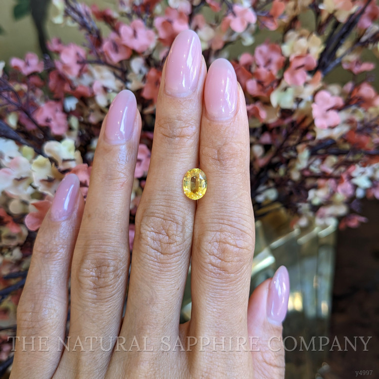 2.10 Ct. Yellow Sapphire from Ceylon (Sri Lanka)