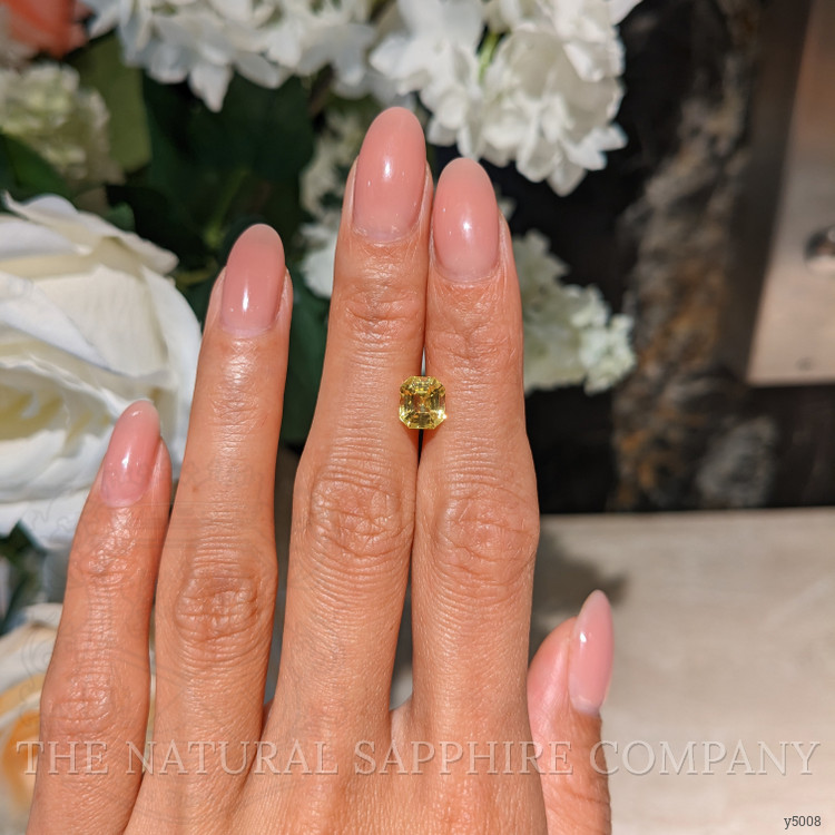 1.95 Ct. Yellow Sapphire from Ceylon (Sri Lanka)