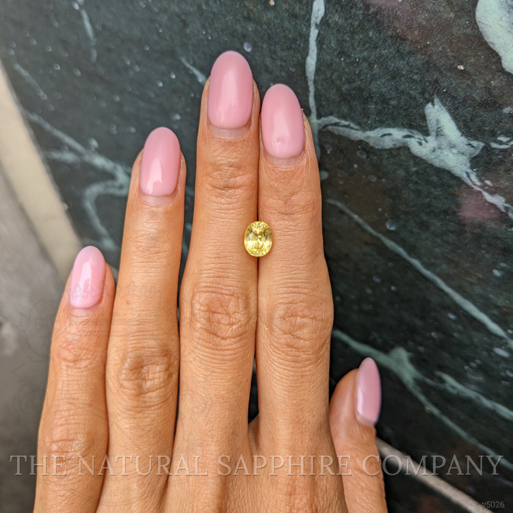 2.02 Ct. Yellow Sapphire from Ceylon (Sri Lanka)