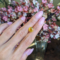 3.53 Ct. Yellow Sapphire from Ceylon (Sri Lanka) Life Style