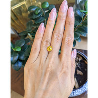 3.53 Ct. Yellow Sapphire from Ceylon (Sri Lanka) Life Style