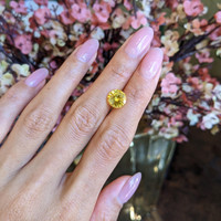 4.19 Ct. Yellow Sapphire from Ceylon (Sri Lanka) Life Style