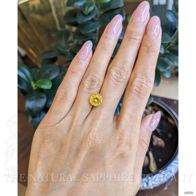 4.19 Ct. Yellow Sapphire from Ceylon (Sri Lanka)