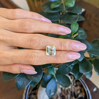 6.74 Ct. Yellow Sapphire from Ceylon (Sri Lanka) Life Style