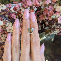 6.74 Ct. Yellow Sapphire from Ceylon (Sri Lanka) Life Style