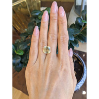 10.16 Ct. Yellow Sapphire from Ceylon (Sri Lanka) Life Style