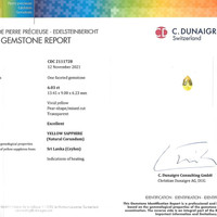 6.03 Ct. Sapphire from Ceylon (Sri Lanka) Scan Report
