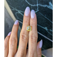 6.12 Ct. Yellow Sapphire from Ceylon (Sri Lanka) Life Style