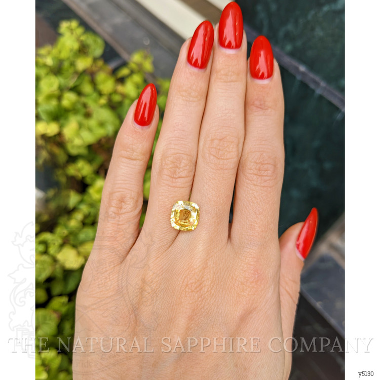 3.77 Ct. Yellow Sapphire from Ceylon (Sri Lanka)