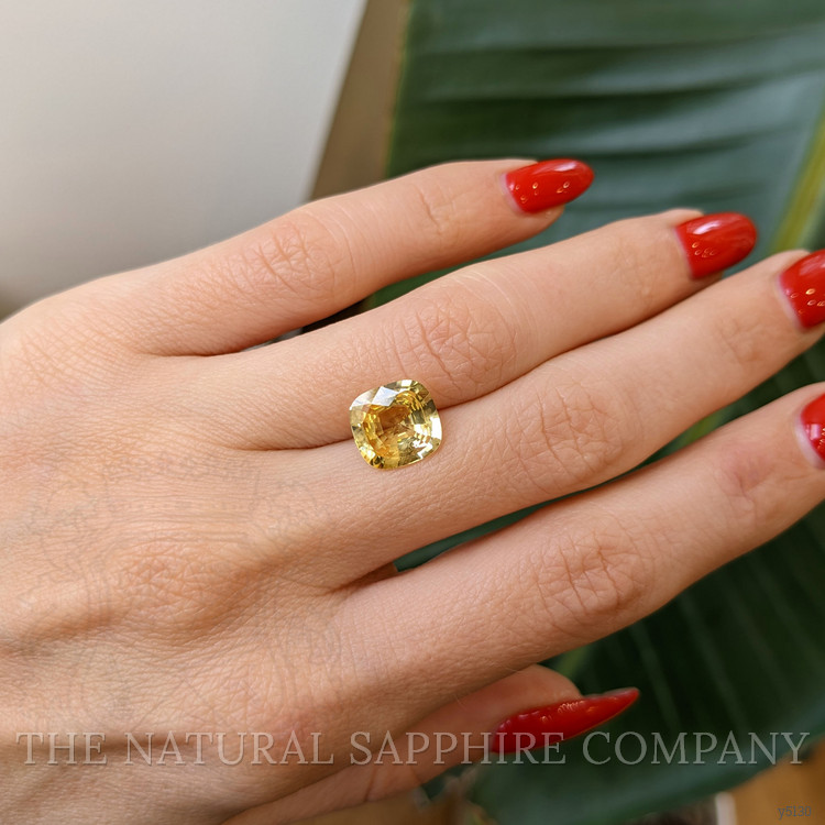 3.77 Ct. Yellow Sapphire from Ceylon (Sri Lanka)