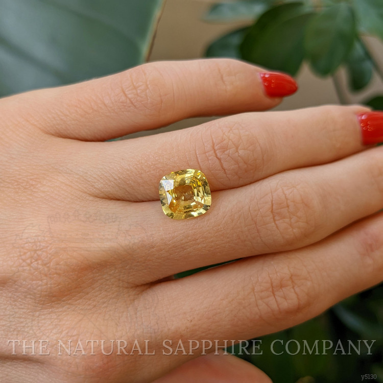 3.77 Ct. Yellow Sapphire from Ceylon (Sri Lanka)