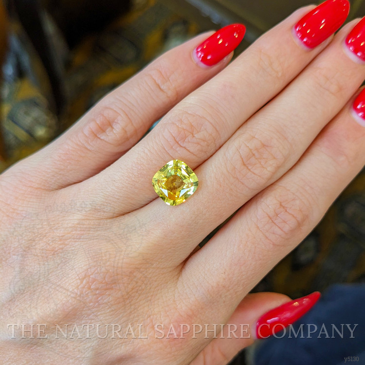 3.77 Ct. Yellow Sapphire from Ceylon (Sri Lanka)
