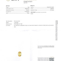 1.34 Ct. Sapphire from Ceylon (Sri Lanka) Scan Report