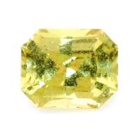 0.90 Ct. Greenish Yellow Sapphire from Ceylon (Sri Lanka) Video