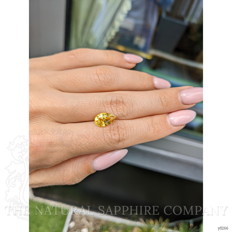 3.63 Ct. Yellow Sapphire from Ceylon (Sri Lanka)