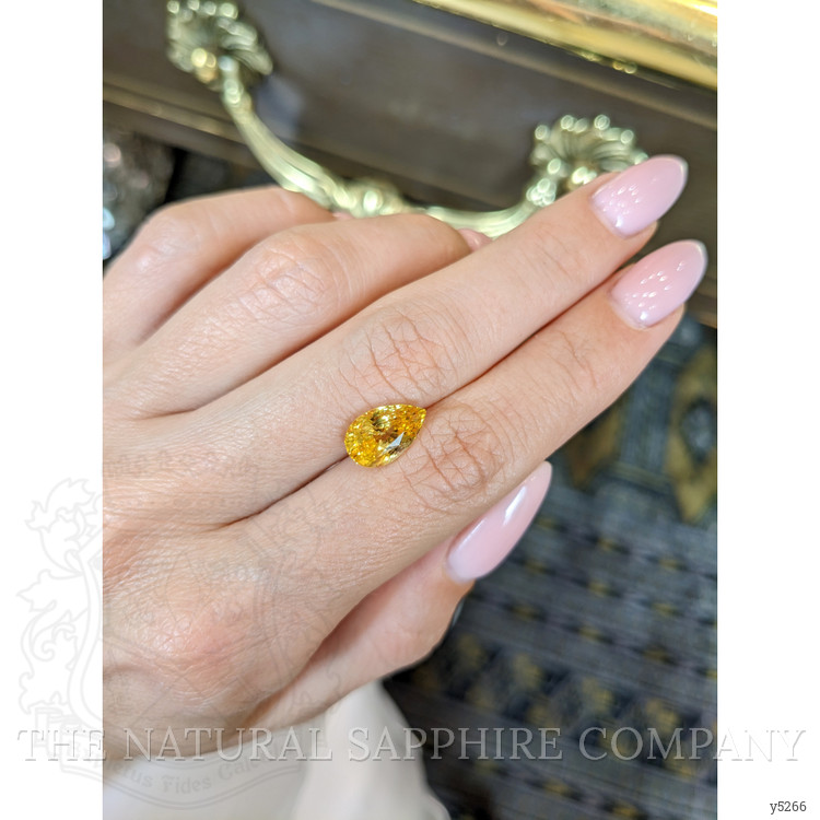 3.63 Ct. Yellow Sapphire from Ceylon (Sri Lanka)