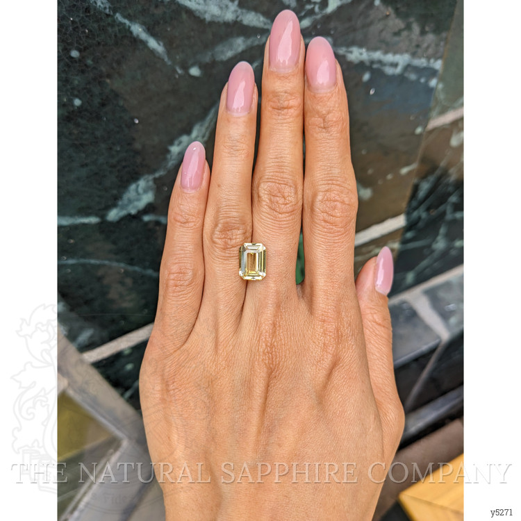 5.03 Ct. Yellow Sapphire from Ceylon (Sri Lanka)