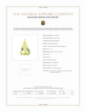 1.51 Ct. Yellowish Green Sapphire from Ceylon (Sri Lanka) Scan Report