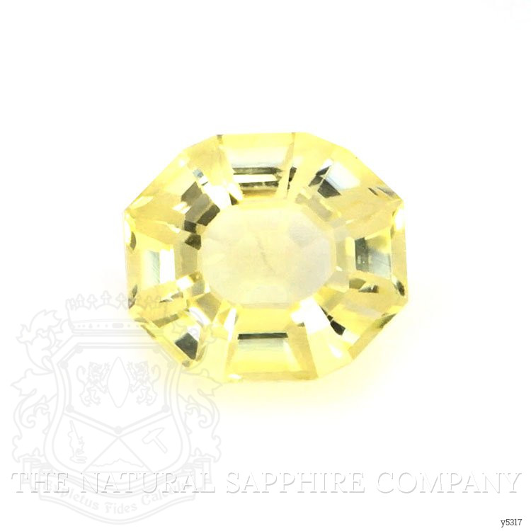 0.78 Ct. Yellow Sapphire from Ceylon (Sri Lanka)