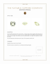 3.05 Ct. Sapphire from Ceylon (Sri Lanka) Appraisal