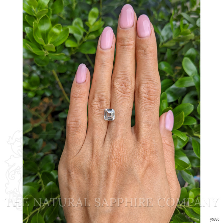3.05 Ct. White Sapphire from Ceylon (Sri Lanka)