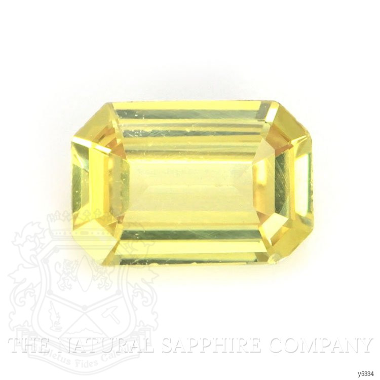 0.81 Ct. Yellow Sapphire from Ceylon (Sri Lanka)