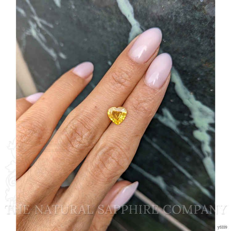1.54 Ct. Yellow Sapphire from Ceylon (Sri Lanka)