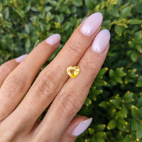 1.54 Ct. Yellow Sapphire from Ceylon (Sri Lanka) Life Style